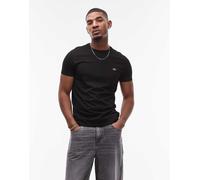Lacoste - T-shirt in cotone Pima nero 44-46