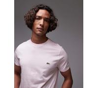 Lacoste Uomo T-Shirt Crew Logo, Rosa, X-Large