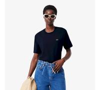 Lacoste T-Shirt In Cotone Relaxet Fit Blu da Donna 40