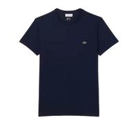 Lacoste - T-shirt in Pima di Cotone con Girocollo - - Tops - Uomo - Blu - 5XL