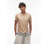 Lacoste - T-shirt in tessuto Pima beige-Neutro 34