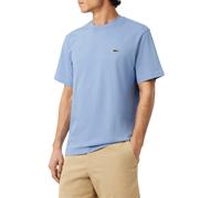 Lacoste T-shirt manica corta con cotone celeste carta da zucchero