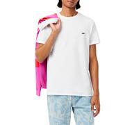 T-shirt col rond en jersey by Lacoste XS Bianco
