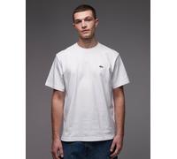 Lacoste - T-shirt oversize pesante bianca-Bianco 35-37