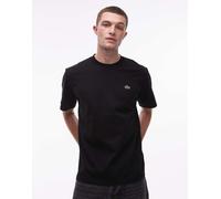 Lacoste - T-shirt oversize pesante nera-Nero 35-37