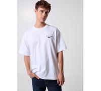 T-shirt da uomo Lacoste Loose Fit Heavy Jersey Printed - white - Bianco (L)