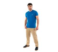 Lacoste T-Shirt a Girocollo in Cotone Pima Azzurro da Uomo VII / 2XL Azzurro