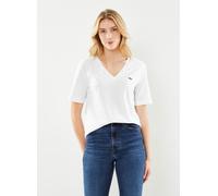 Lacoste - Tee Shirt col V TF7300 Bianco - Abbigliamento 42 Bianco