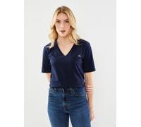 Lacoste - Tee Shirt col V TF7300 Blu - Abbigliamento 44 Blu