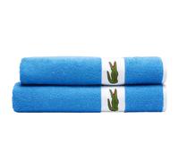Lacoste Telo bagno viso SPORT asciugamano Spugna 100% cotone - 450 g/m² con coccodrillo applicato Aerien 70x140 cm