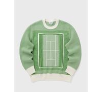 Felpa da tennis da uomo Lacoste Court Graphic - green/white - Verde (M)
