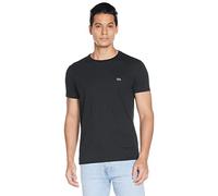 T-shirt da uomo Lacoste Men's Crew Neck Pima Cotton Jersey T-shirt - black M