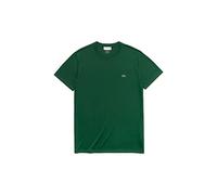Lacoste T-shirt a Girocollo in Cotone Pima Verde VII/2XL Green