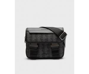 Lacoste The Blend Clip Flap Satchel men Small Bags black in taglia:ONE SIZE