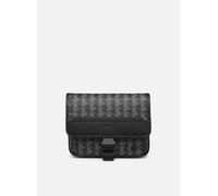 Lacoste - The Blend Grain Lather Shoulder Bag Larg Nero - Borse uomo T.U Nero