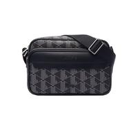 Lacoste The Blend, Reporter Bag in PVC monogramma, da uomo, nero, taglia unica, nero, Talla única, Reporter bag