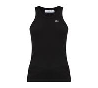Lacoste - Top a coste con toppa del logo - - Tops - Donna - Nero - S