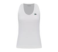 Lacoste - Top Smanicato con Applicazione Logo - - Tops - Donna - Bianco - S