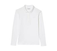 Lacoste, ,Tops ,Donna ,Bianco ,M Polo Slim Fit L.12.D in Mini Piqué Stretch