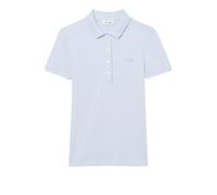 Lacoste, ,Tops ,Donna ,Blu ,M L.12.D Polo Slim Fit Elasticizzata in Mini Piqué