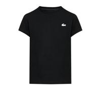 Lacoste, ,Tops ,Donna ,Nero ,M T-shirt con patch logo