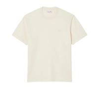 Lacoste, ,Tops ,Uomo ,Beige ,L T-shirt Ricamata Signature