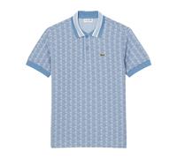 Lacoste, ,Tops ,Uomo ,Blu ,L Classic Fit Monogram Jacquard Polo Shirt