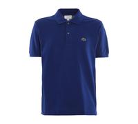 Lacoste, ,Tops ,Uomo ,Blu ,S Polo in Cotone con Logo Frontale