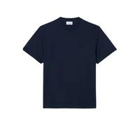 Lacoste, ,Tops ,Uomo ,Blu ,S T-shirt Signature René - Stile Minimalista Confortevole