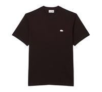 Lacoste, ,Tops ,Uomo ,Marrone ,S T-shirt in Cotone Pesante Stampata
