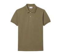 Lacoste Petit piqué - Polo da Uomo, a Maniche Corte, in Cotone, Taglia L, Colore: Cachi, Cachi, L