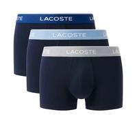 Lacoste - Tripack Boxers Cotton Trunk - - Underwear - Uomo - Blu - XS