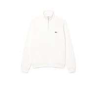 Lacoste SWEATSHIRT men Half-Zips white in taglia:L