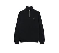 Lacoste Zip-Up High Neck Interlock Sweatshirt men Half-Zips black in taglia:XL