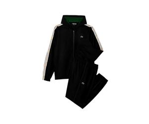 Lacoste - Tuta da tennis nera a righe con logo - - Sport - Uomo - Nero - M