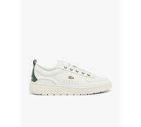 Lacoste Umpire Off White/Dark Green da Uomo 41 Bianco