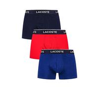 Lacoste, ,Underwear ,Uomo ,Multicolore ,M Boxer stretch in blu navy e rosso per uomo
