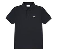Lacoste Unisex-Child Short Sleeve Classic Pique Polo, Black, 8