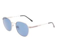 Lacoste Unisex L251S 012 Occhiali da sole Metallo Grigio Blu Rotonda Fotocromatiche Fotocromatiche