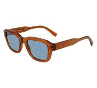 Lacoste Unisex L6048S 210 Occhiali da sole Bio-iniettato Marrone Rotonda Normale