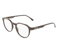 Lacoste L4008MAG-SET 503, Marrone, Plastic, Unisex occhiali 52
