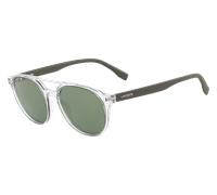 Lacoste Unisex Lacoste L881S 317 Occhiali da sole Iniettato Trasparente Rotonda Normale Fotocromatiche