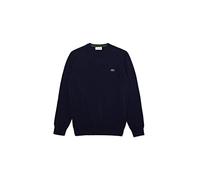 LACOSTE - Maglione blu con mini logo per uomo