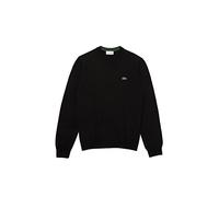Lacoste Pullover da Uomo con Collo Rotondo Organico Nero IV/M Nero