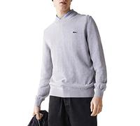Lacoste Pullover da Uomo con Collo Rotondo Organico Grigio Chiaro VI/XL Grigio