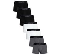 Boxer sportivi da uomo Lacoste Cotton Jersey Trunks 7P - multicolor - Nero (XL)