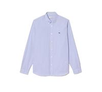 Lacoste Camicia Maniche Lunghe Regular Fit Bianco-Azzurro 44