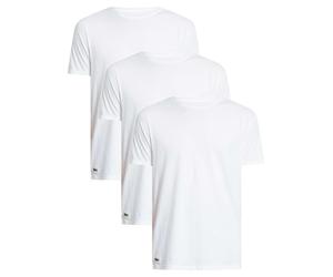 Lacoste Uomo Confezione da 3 magliette Crew Lounge, bianca