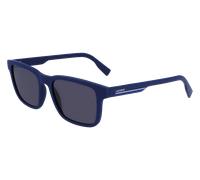 Lacoste Uomo L997S 401 Occhiali da sole Bio-iniettato Blu Grigio Squadrata Normale Normale