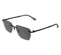 Lacoste Uomo Lacoste L282S 002 Occhiali da sole Metallo Nero Grigio Squadrata Normale